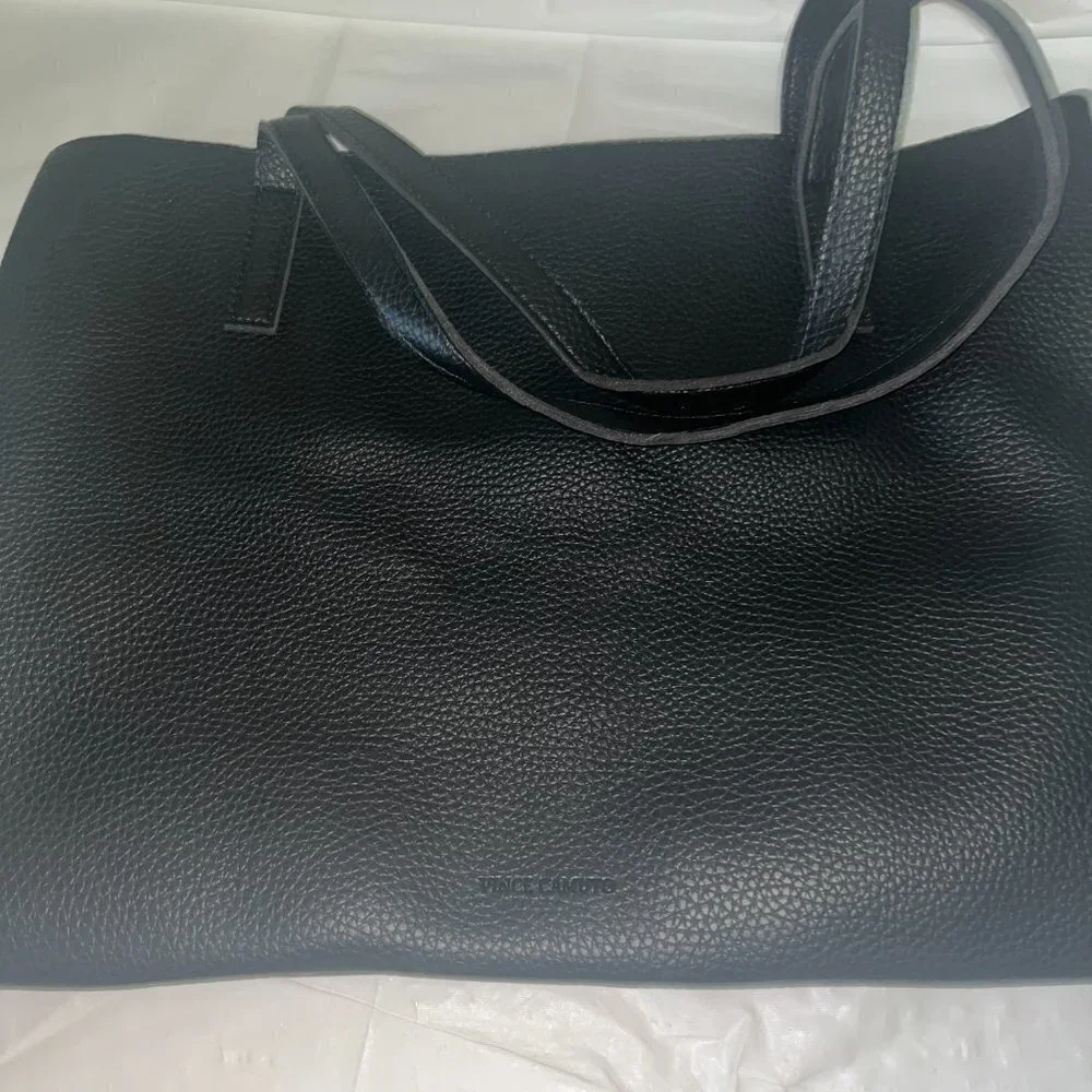 VINCE CAMUTO Vegan Leather Luck Tote black